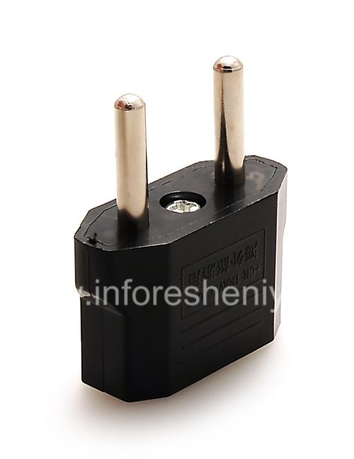 Photogallery for Adaptor untuk US-Euro socket (Rusia) untuk BlackBerry, classic Black product