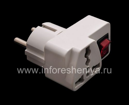 Photogallery for adaptor universal untuk BlackBerry diperpanjang, Abu-abu dengan Beralih product
