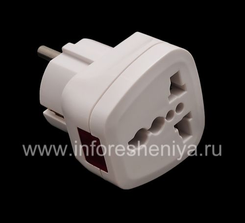 Photogallery for adaptor universal untuk BlackBerry diperpanjang, Putih dengan indikator product
