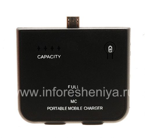 Photogallery for BlackBerry জন্য পোর্টেবল চার্জার, কালো product