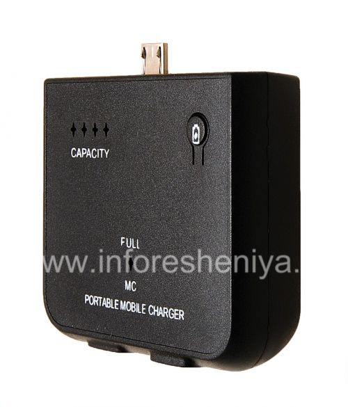 Photogallery for BlackBerry জন্য পোর্টেবল চার্জার, কালো product