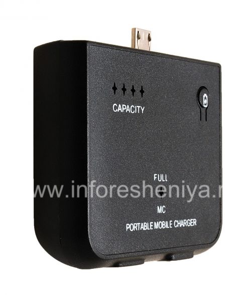 Photogallery for BlackBerry জন্য পোর্টেবল চার্জার, কালো product