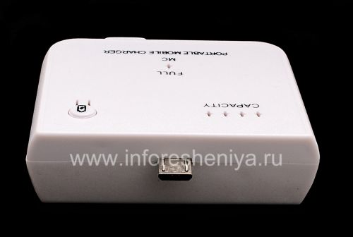 Photogallery for BlackBerry জন্য পোর্টেবল চার্জার, সাদা product