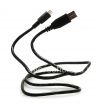 Photo 1 — Original Data-cable MicroUSB for BlackBerry, The black